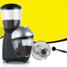 Профессиональная кофемолка домашняя электрическая шлифовальная машина оснащена 420 шлифовальным диском из нержавеющей стали кофемашина 220-240 В