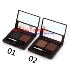 Ems или dhl 200 Наборы Menow водонепроницаемый 2 двойной цвет макияж карандаш для бровей тени бровей пудра палитра с кисточкой