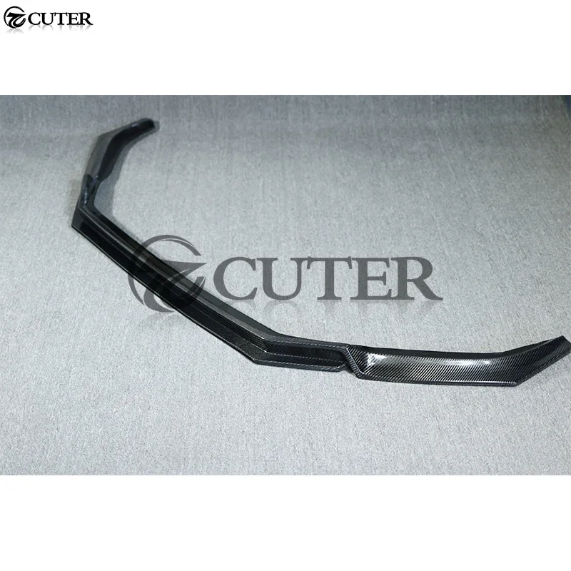 Углеродное волокно передний бампер спойлер для Scirocco R KT Стильный автомобильный
