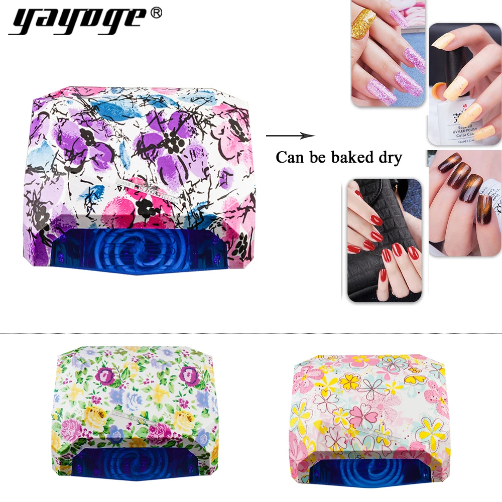 

YAYOGE 36W Nail Dryer UV Led Lamp For All Gel Varnish Auto Sensing Salon Tools 4 Types High Light Quick Building Quality