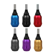 32 мм алюминиевая регулируемая Татуировка картриджи ручки 6 цветов по продажам для поставки игл картриджей