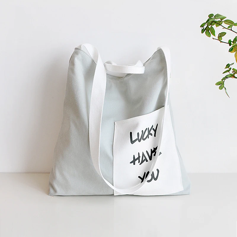 

New Woman Fresh Fashion canvas Shoulder bag high-capacity Messenger bag Girl high quality Handbag Student Beach Bag Tote Bag