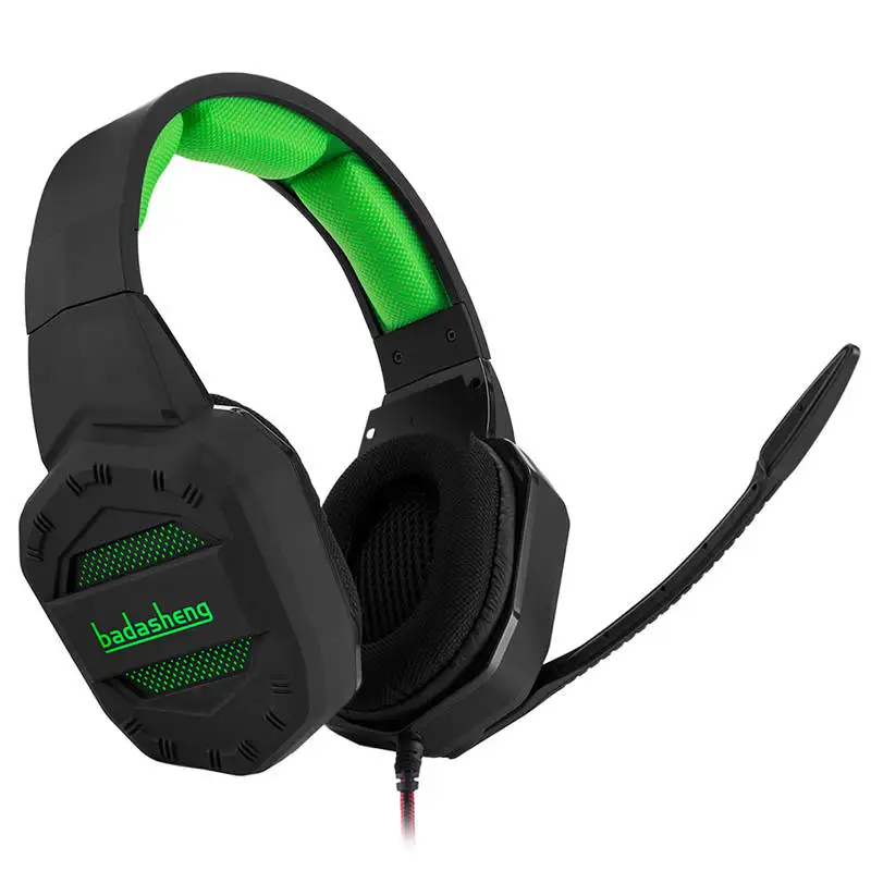 badasheng 7.1 Surround Sound channel USB Gaming Headset Wired Headphone Mic Volume Control Noise Cancelling LED for PC Gamer badasheng 7.1 Surround Sound channel USB Gaming Headset Wired Headphone Mic Volume Control Noise Cancelling LED for PC Gamer