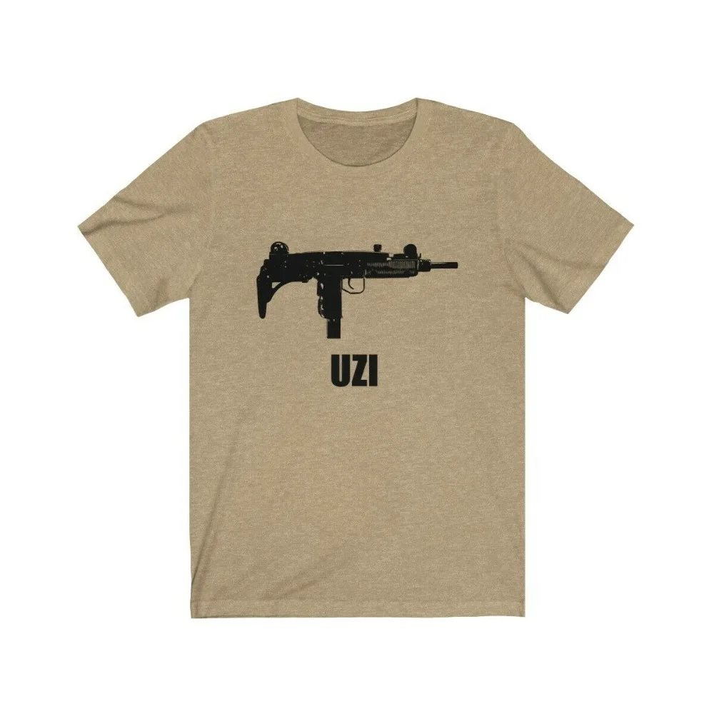 Рубашка Uzi 9 мм Smg Sub Machine Gun Mini из Израиля серая/желтая Бесплатная доставка! 2019
