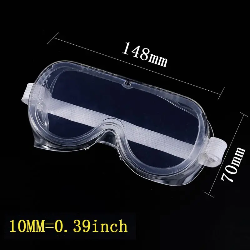 

OOTDTY Safety Goggles Vented Glasses Eye Protection Protective Lab Anti Fog Dust Clear For Industrial Lab Work
