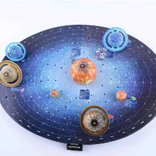 3D стереоскопические Пазлы DIY Солнечная система планета Бумажные модели Детские Souptoys ручная сборка Пазлы подарки на день рождения