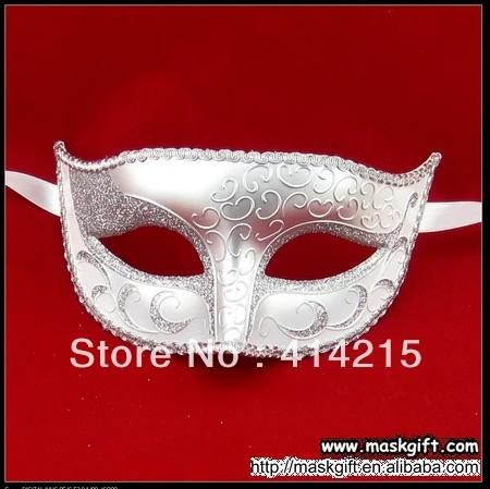 Новое поступление,, ручная роспись, белая и серебряная маска для свадьбы, вечеринки для свадебного маскарадного мяча