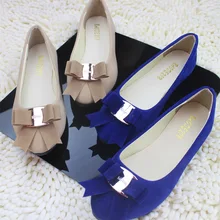 2017 Spring Women Shoes Butterfly-knot Slip On Flats Ballet Lady Loafers Soft Sole Round Toe Female Shoes Casual Chaussure Femme