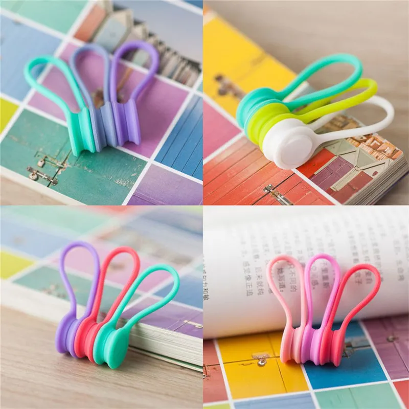 Magnet 3Pcs//Pack Cable Holder Clips Earphones Cord Organizer Multi-functional