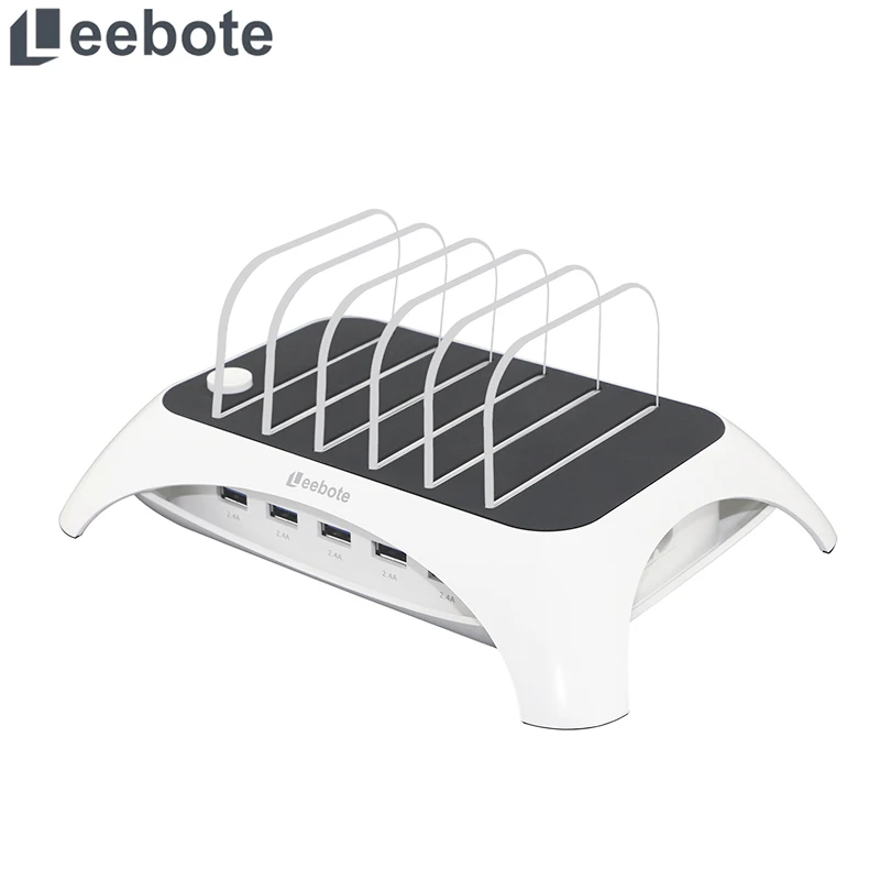 

Leebote 5 Port USB Charger 60W Multiple USB Charging Station Dock Desktop Phone Charger for iPhone Samsung Huawei Xiaomi Charger