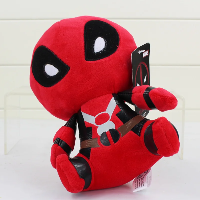 1 шт. мягкая плюшевая игрушка Дэдпул 20 см|spiderman plush doll|spiderman plushplush doll toys |