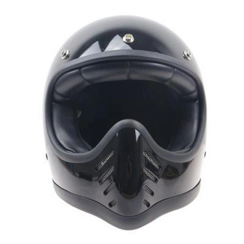 Очень стильный мотоциклетный шлем удобные подушечки и легкий вес аэродинамический дизайн Винтажный Полный шлем DD кольцо Пряжка