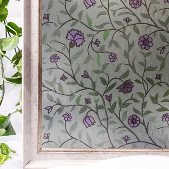 

CottonColors Window Pvc Films Home Decorative No-Glue 3D Static Decorative Window Glass Stickers 90 x 200cm