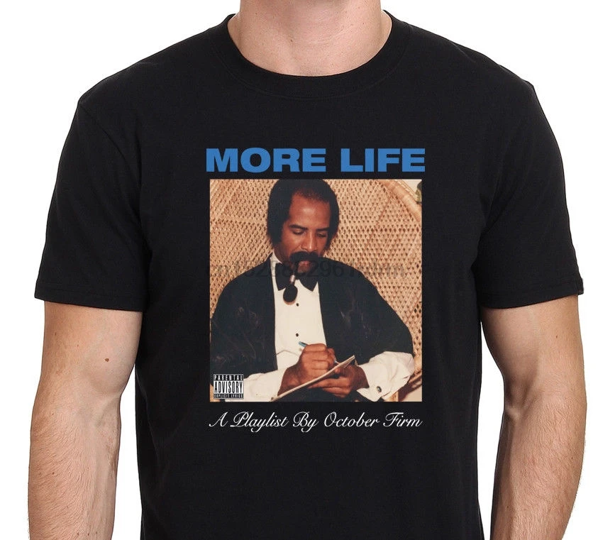 Бесплатная доставка 2019 г. Drake MORE LIFE плейлист к октября фирма футболка мужские