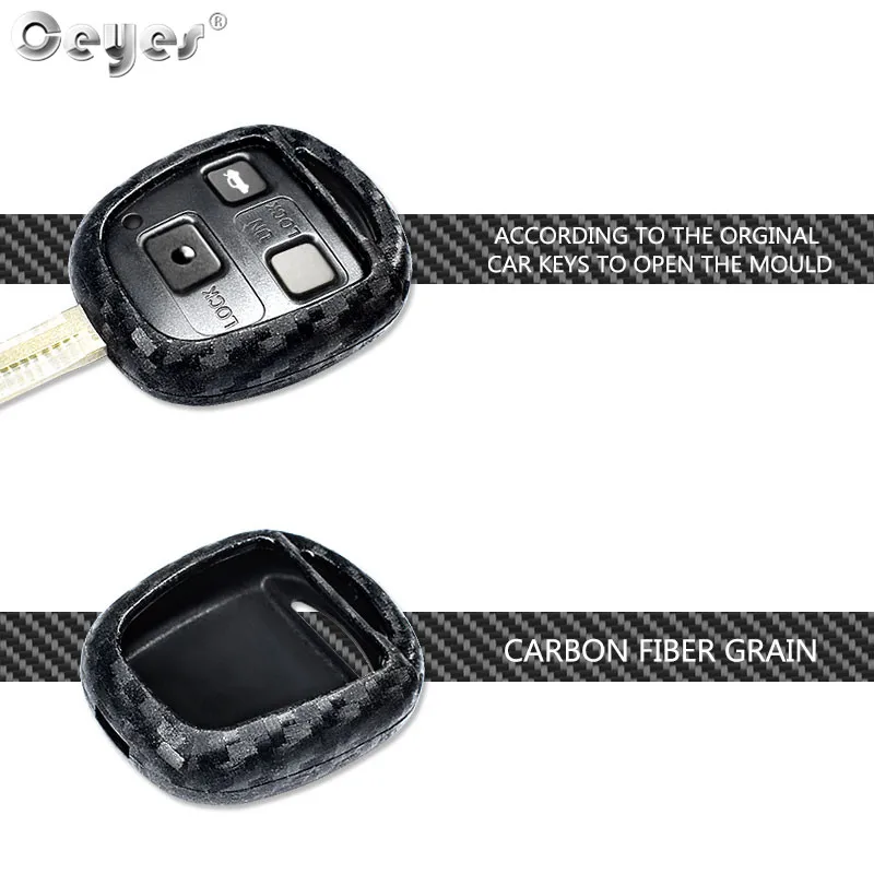 Ceyes автомобильный Стайлинг Защитные чехлы для ключей корпус 3 кнопки чехол для Lexus GX470 LX470 ES300 GS LS для Toyota Rav4 авто аксессуары