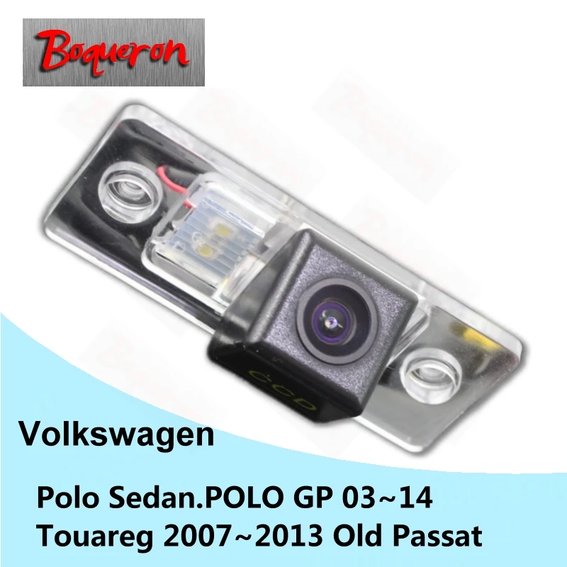 BOQUERON for Volkswagen Polo Sedan GP Touareg Old Passat 03~14 HD CCD Night Vision Backup Parking Reverse Car Rear View Camera | Автомобили