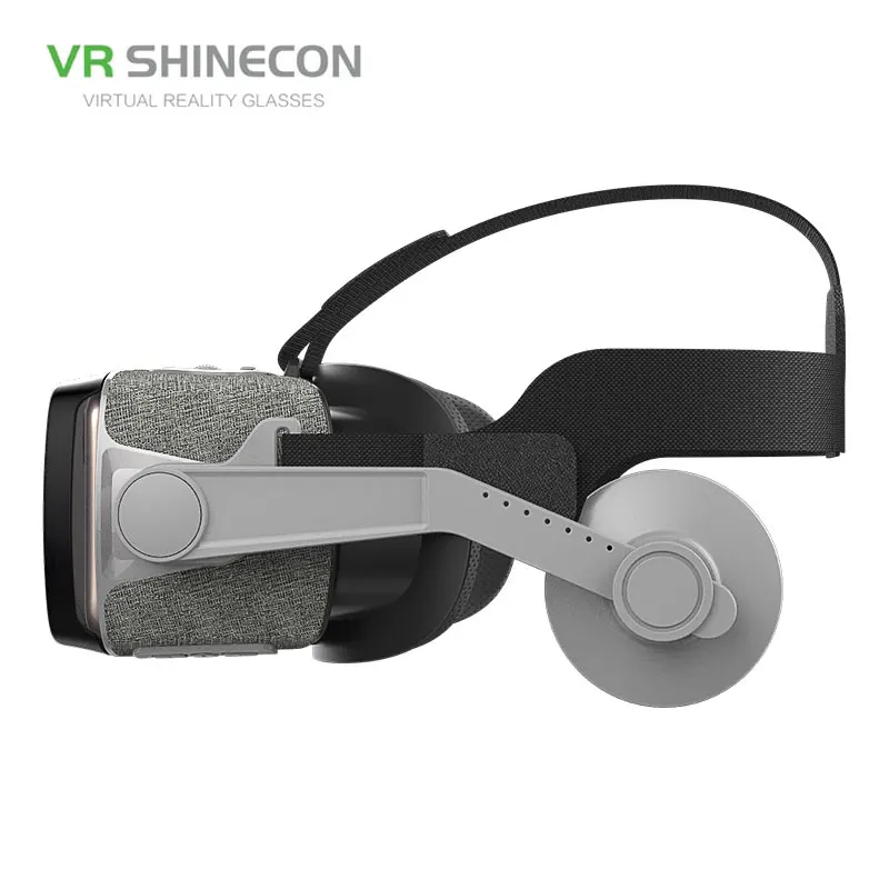 VR SHINECON G07E 3D VR очки гарнитура с наушниками для 4,7-6,0 дюймовых Android iOS смартфонов