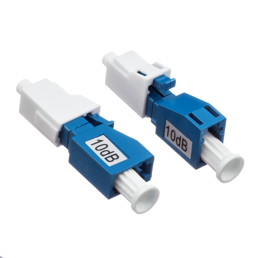 

8x 10dB LC Fiber Optic Attenuator Connector Plug-In Single Mode Fixed Optical