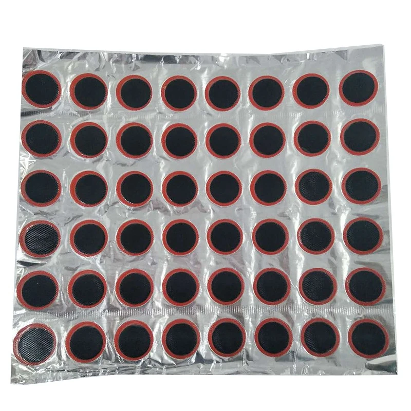 48 Pcs//Set Bicycle Tyres stains PUNCTURE REPAIR PATCH RUBBER PATCH AU
