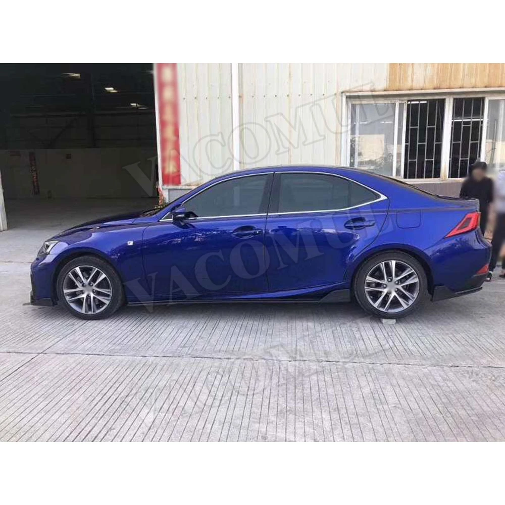 Боковые юбки из углеродного волокна Защитные комплекты кузова для LEXUS IS300 IS350 IS F