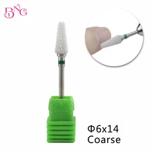 1 шт. керамическая пилка для ногтей дрель пламени биты нейл-арта электрическое сверло для салона Маникюр Педикюр Инструменты для ногтей грубой/средняя Грит