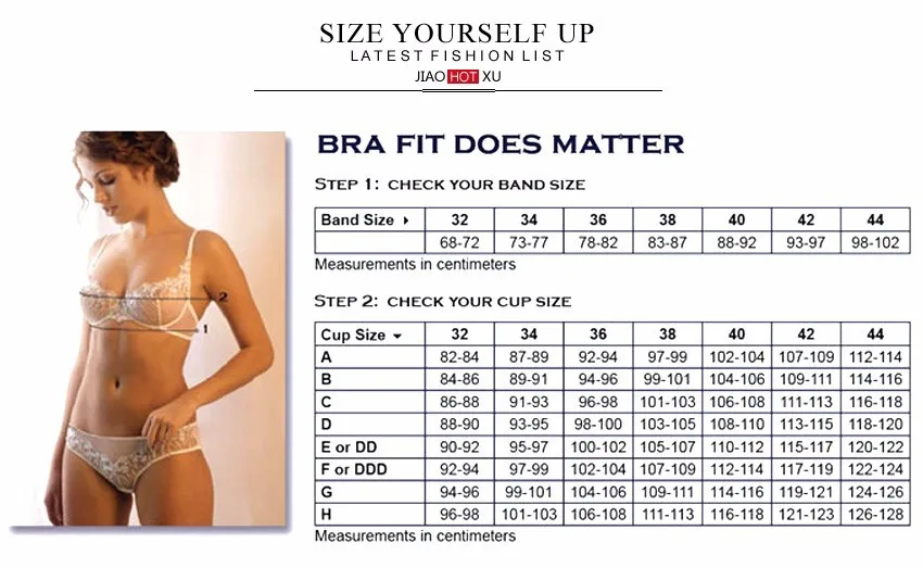 36d bra in inches