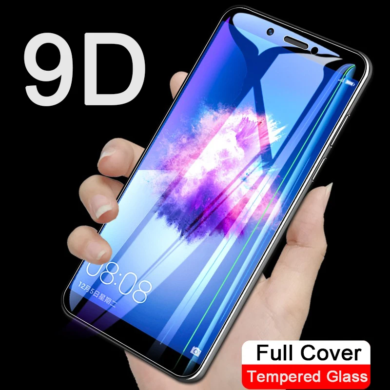 

9D full glue tempered glass for Huawei P Smart Z PSmart Plus 2019 2018 2017 9H protective glass on P Smart 2019 screen protector
