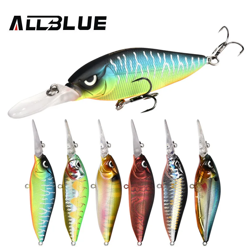 ALLBLUE EXTREME 77F Professional Deep Fishing Lure 77mm 12g Floating