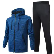 Мужской спортивный костюм большого размера удобный дышащий L-4XL 2835