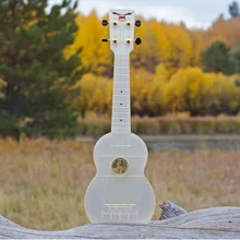 21 дюймов ПК пластик просвечивается и миниатюрная гитара укулеле-подходит для всех климатических условий