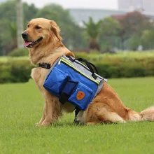 Портативный модный и прочный рюкзак для собак складной многоцелевой боковой карман для средних собак большая дорожная сумка для собак