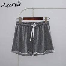 Женские спортивные шорты, новинка, летние, европейский стиль, повседневные, для девушек, с манжетами, хлопок, сексуальные, для дома, короткие, эластичные, женские шорты для фитнеса
