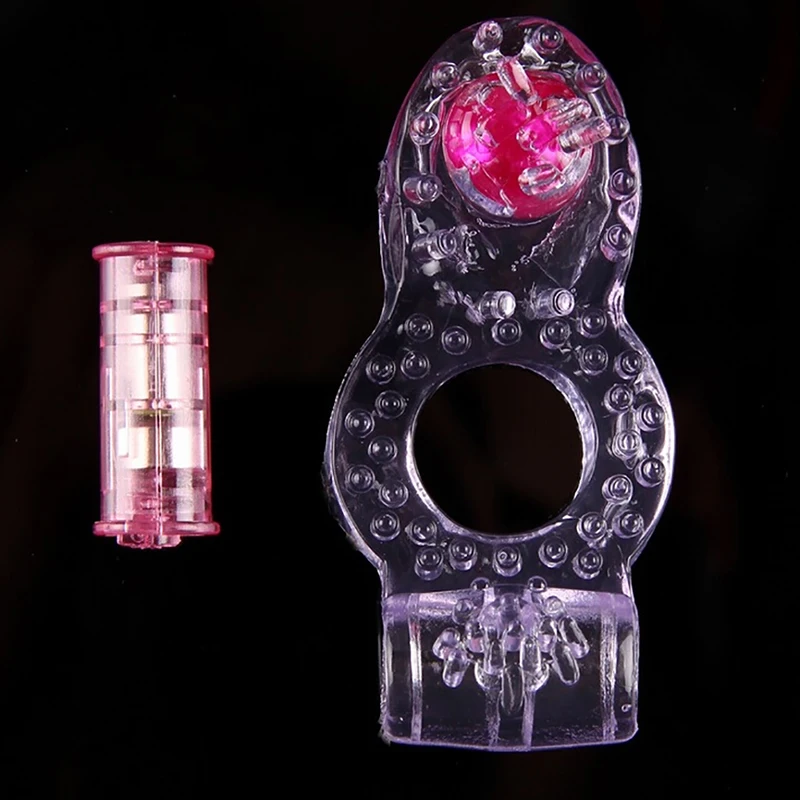 Adjustable Mini Vibrators Rings Men Delay Premature Ejaculation Penis Ball Loop Lock Sex Toys Product
