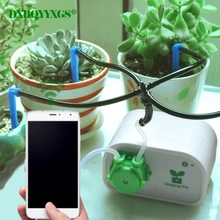 Mobile phone control Intelligent garden automatic watering device Succulents plant Drip irrigation tool water pump timer system Mobile phone control Intelligent garden automatic watering device Succulents plant Drip irrigation tool water pump timer system