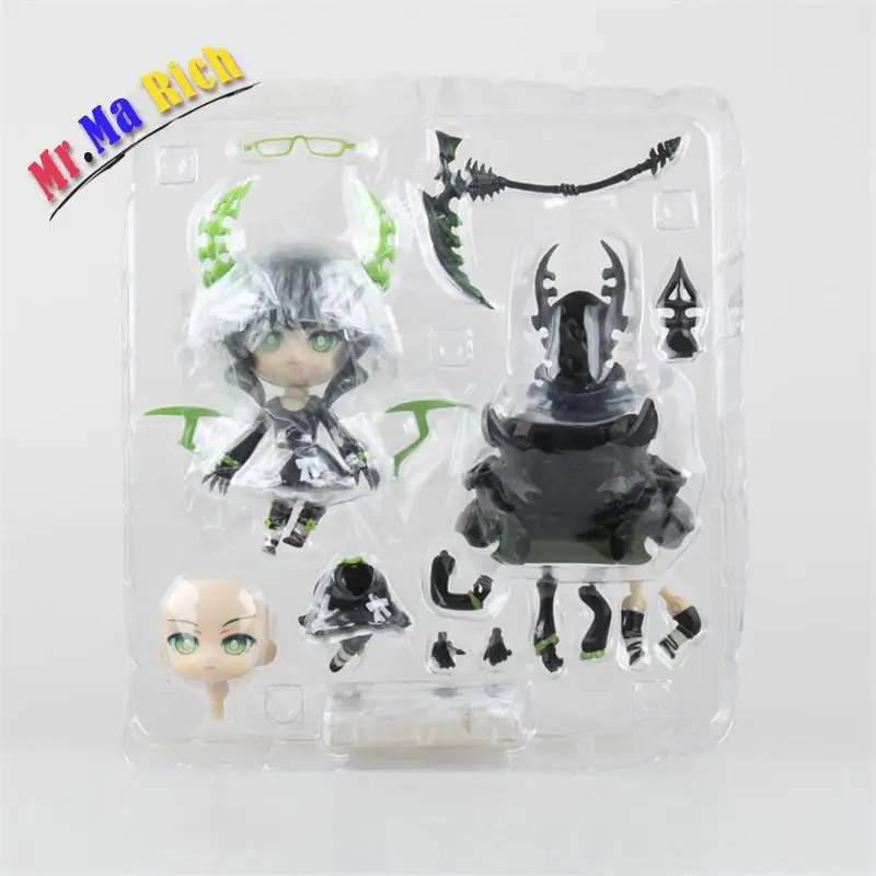 

10cm Anime Black Rock Shooter Death To Dominate Model Pvc Toy Action Figure Decoration For Collection Gift
