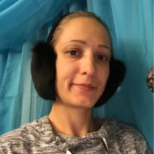 Теплые зимние наушники с натуральным кроличьим мехом для женщин, мужчин и девочек, регулируемые складные большие плюшевые толстые меховые теплые наушники, повязка на голову