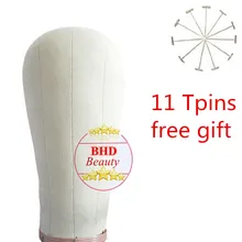 2"-24" Голова Холст блок голова наращивание волос/уток/парик дисплей стиль укладки манекен голова пробки внутри сушилки