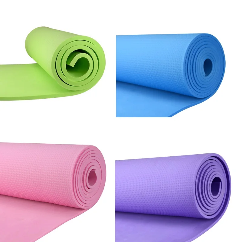 Exercise Women Yoga Mat Non slip Thick Pad Foldable Fitness Pilates