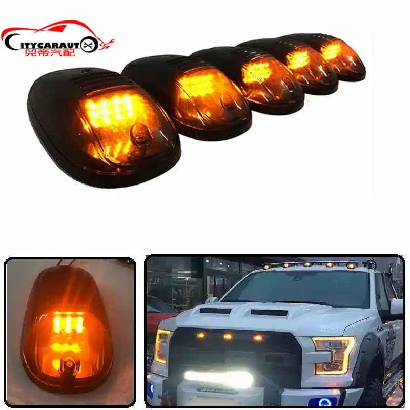 Detail Feedback Questions About Car Styling Exterior Led Day Dome Car Styling Exterior Led Day Dome Light Cab Market Roof Amber Lights Fit For F
