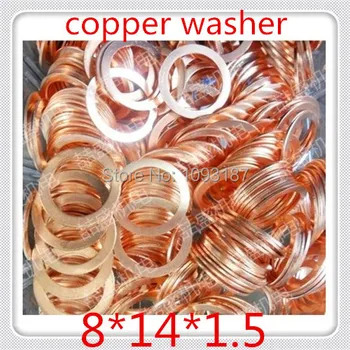 

100PCS High Quality M8*14*1.5 Brass Washer Gasket/ Red Copper Washer Gasket