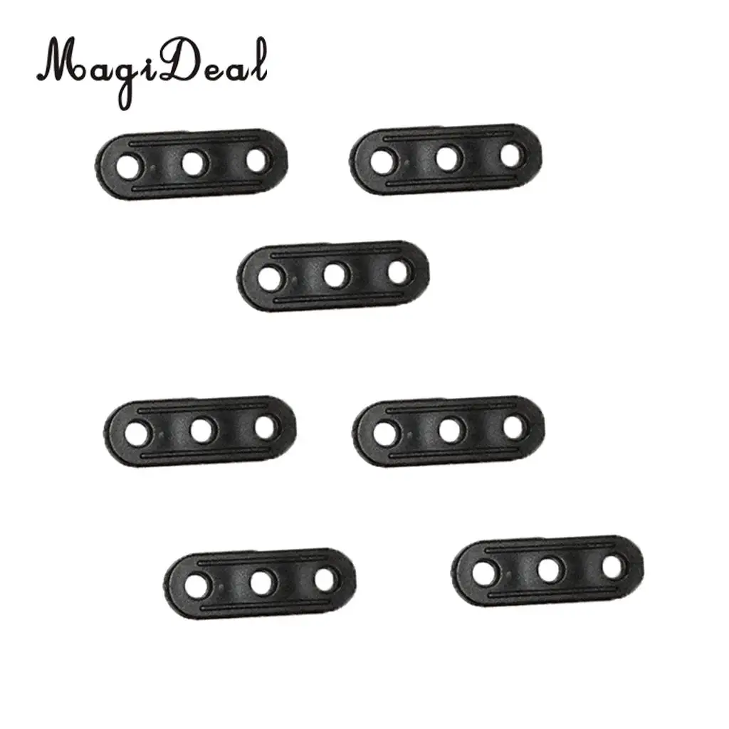 MagiDeal 10Pcs ABS Outdoor Sports Plastic Tent Guyline Bent Runners Black Camping Hiking Travell Replacement Accessories