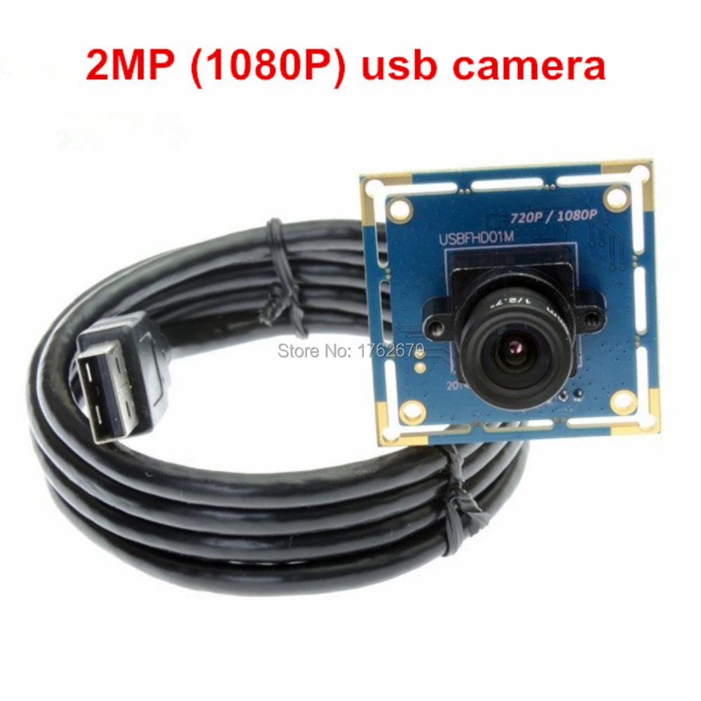 6mm 1080p Board Objektiv schwarz für Überwachungskamera CCTV-Überwachung