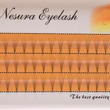 1 коробка Новые шелковые ресницы 0,07 C 3D 8/9/10/11/12 мм волна отдельных ресницы расширение норки черный мягкий накладные ресницы