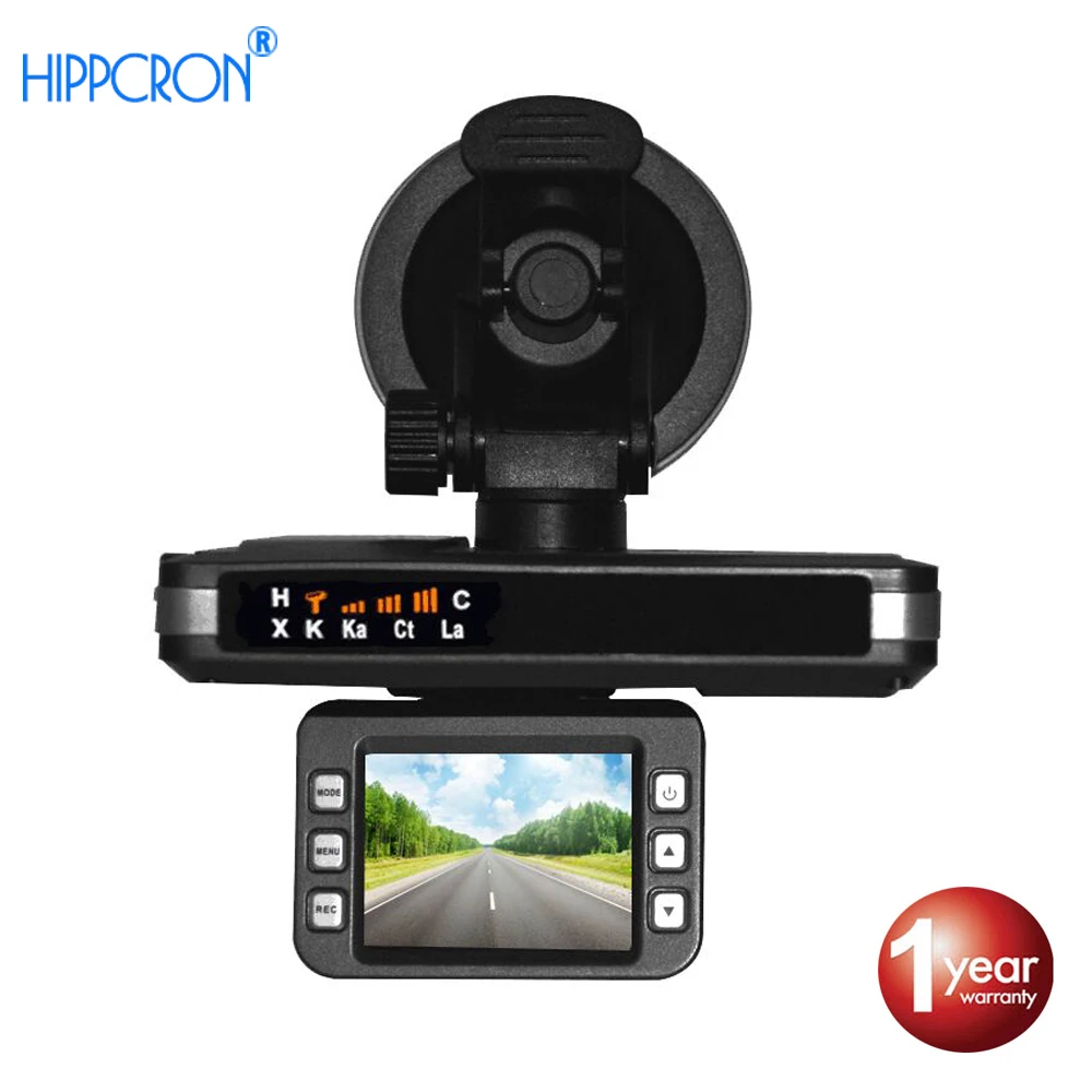 

Radar Detector Car DVR 2 IN 1 Russian and English Voice Full Band K KA X Antiradar and Speed Gun 720P G-Sensor Night Vision