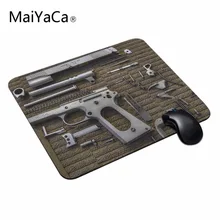 MaiYaCa Топ Мода Дизайн Прохладный Винтаж Огнестрельное Оружие Пистолеты Серии Коврики Для Мыши Anti-Slip Прямоугольник Коврик Для Мыши Индивидуальные Поддерживается