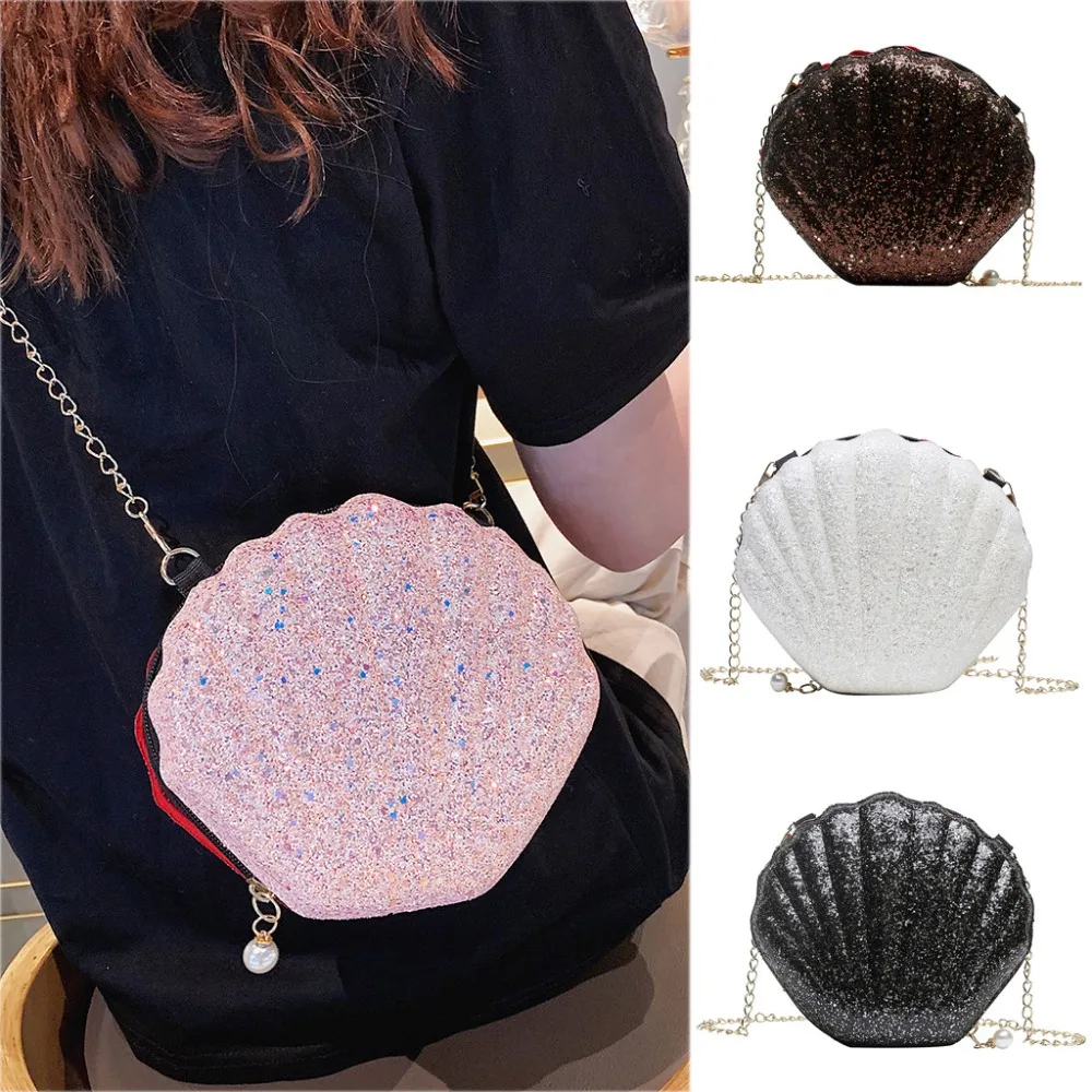 

HTNBO 2019 New Arrive BestWomen Messenger Bags Fashion Bag Women Wild Fashion Shell Bag Crossbody Chain Shoulder Bags
