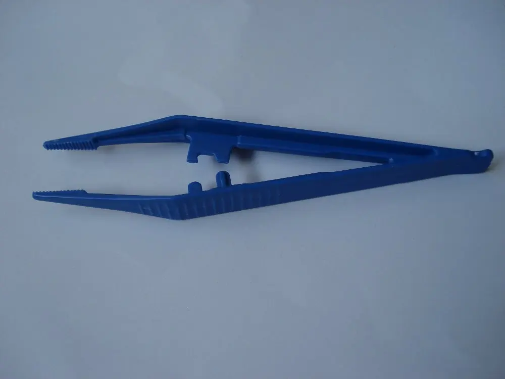 Medical Sterile Surgical Hospital Disposable Plastic First Aid Tweezers