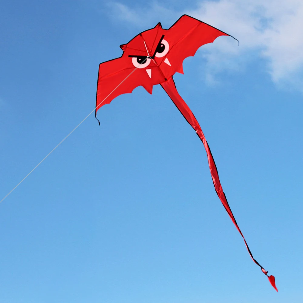 Симпатичные летучая мышь кайт Летающий Спорт на открытом воздухе одной линии воздушный змей с 30 м для детей взрослых Спорт Пляж