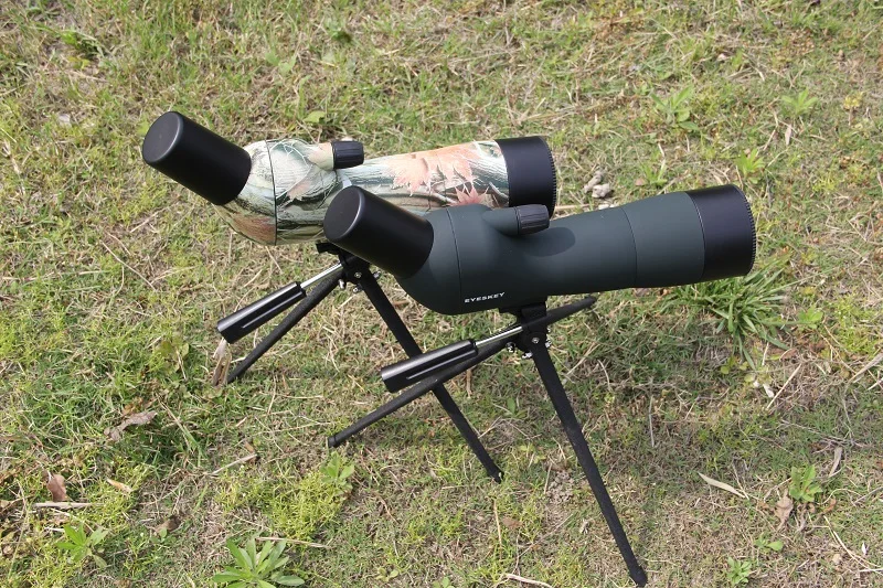 Spotting scope Waterproof telescope Angled 20-60x60 Zoom Spotting Scopes with table tripod camouflage/green color fast shipping