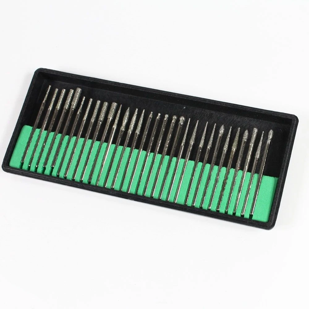 

30Pcs/Set Electric Nail Drill Nail Tool File Machine Drill Bit 3/32" Drill Kit Pedicure Machine Electric Manicure Tool Set